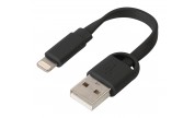 Synk och Laddningskabel Apple Lightning - USB A hane 0.06 m