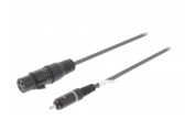 XLR Monocable XLR 3-Pin Hona - RCA hane