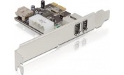 DeLOCK PCI-Express x1 kort, Firewire 400