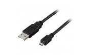 USB 2.0-kabel A - Micro B 5 Svart