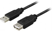 USB 2.0-kabel A hane - A hona 3 m