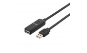 USB 2.0 aktiv kabel hona/hane 10 m