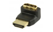 Vinklad HDMI adapter slim 270 - hona / hane 