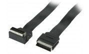 Vinklad Scart-kabel 270° - 2 meter