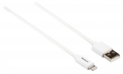 Synk och Laddningskabel Apple Lightning - USB A hane Vit