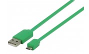 USB 2.0-kabel A - Micro B Flat 1 m