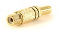RCA-kontakt hona - svart