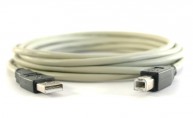 USB 2.0-kabel A hane - B hane 1m - finns på Kabelbutiken.com