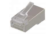 Modularkontakt Cat6a/RJ45 STP  Patch med loadbar