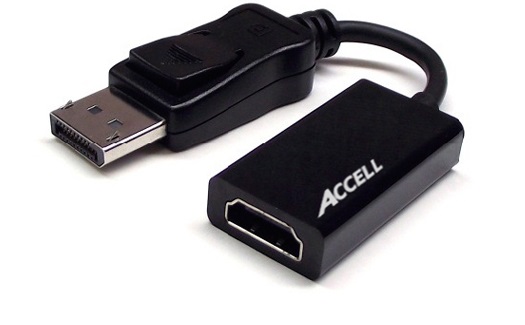 ACCELL UltraAV, aktiv DisplayPort till HDMI-adapter
