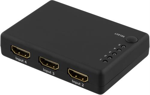 HDMI-switch 4-port - fjärrkontroll