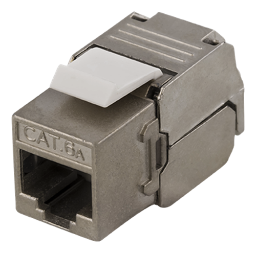 Deltaco Keystone RJ45-kontakt Modular Cat6a FTP Tool-Free