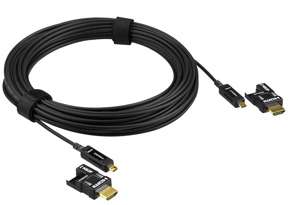 ATEN aktiv optisk HDMI-kabel lösttagbara kontakter 30 meter