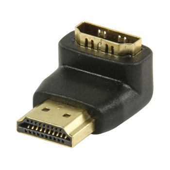 Vinklad HDMI adapter - hona / hane 90Â°