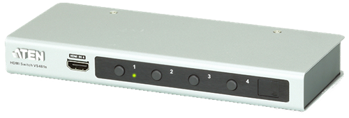Aten True UHD 4K HDMI-switch 4-port - fjärrkontroll